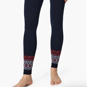 NWT Sweaty Betty Base Layer Merino Wool Leggings -Navy - Size M